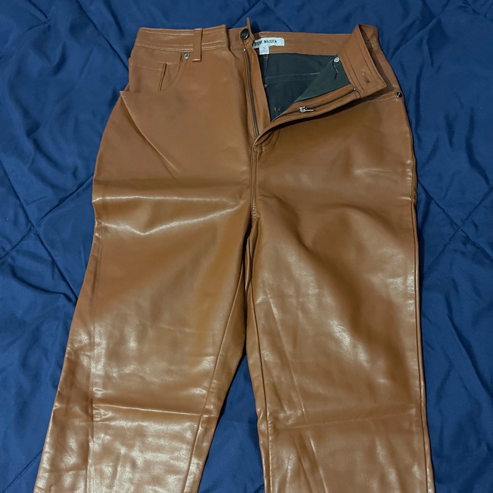 Steve Madden Brown Leather Pants